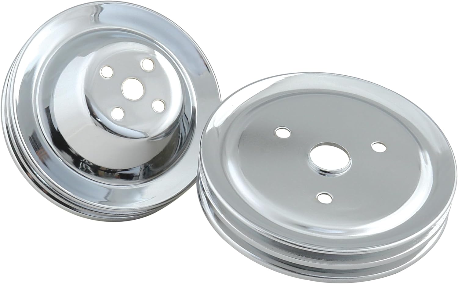 Mr Gasket Performance Pulley installed on a high‑performance engine