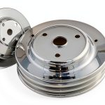 Mr. Gasket Chrome Pulley Set for Chevy-0