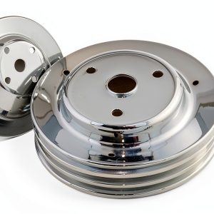 Mr. Gasket Chrome Pulley Set for Chevy-0