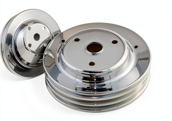 Mr. Gasket Chrome Pulley Set for Chevy-0