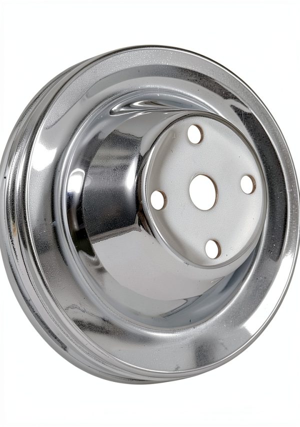 Mr. Gasket Chrome Water Pump Pulley for Engines-0
