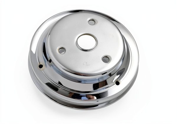 Chrome Pulley Set Mr Gasket Truck Plastic-0