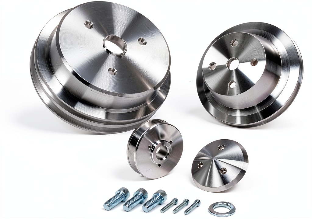 Installing March Performance Automotive Pulley Performance Upgrade on a garage workbench