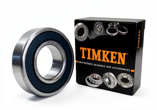 TIMKEN 6205-2RS Double Rubber Seal Bearings 25x52x15mm 2 Pack-0