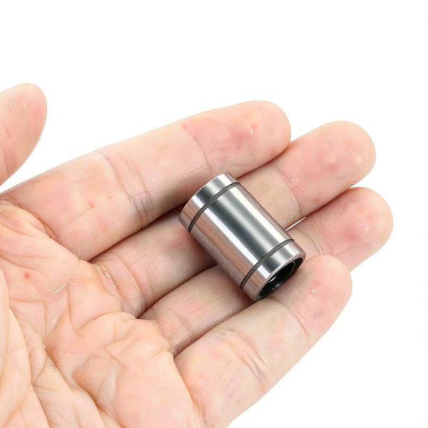12 Pcs LM8UU Linear Ball Bearings, 8mm Bore Dia, 15mm OD, 24mm Length with Double Side Rubber Seal Great for CNC, 3D Printer-5