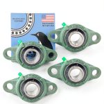 PGN UCFL205-16 Pillow Block Bearing Pack of 4 Steel Flange 1" Bore-0