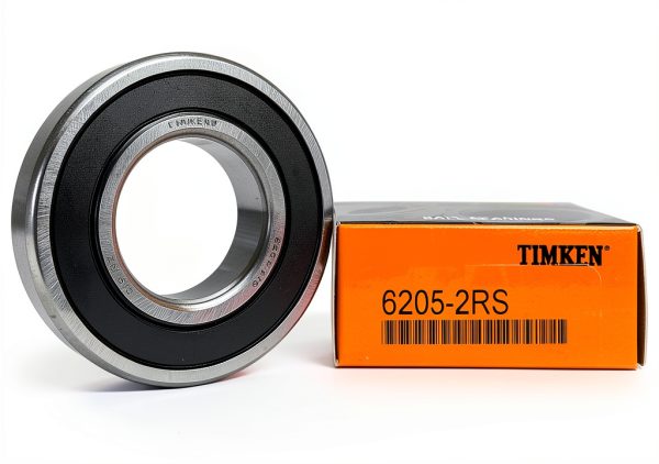 TIMKEN 6205-2RS Double Rubber Seal Bearings 25x52x15mm 2 Pack-1