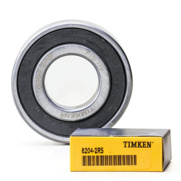TIMKEN 6204-2RS Double Rubber Seal Deep Groove Bearing 20x47x14mm 2pcs-2
