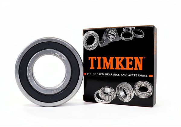 TIMKEN 6004-2RS Double Rubber Seal Bearings 20x42x12mm 2 Pack-1
