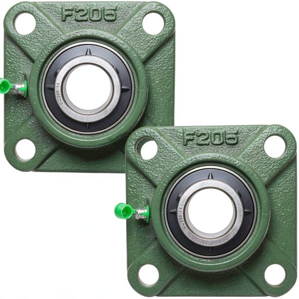 UCF205-16 Pillow Block Bearing SACKORANGE Flange Double Seal 2 Pack-0